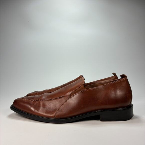 Cole Haan Brown Leather Slip On Loafers Low Top Dress Shoes Men's Size 14M - Picture 4 of 11